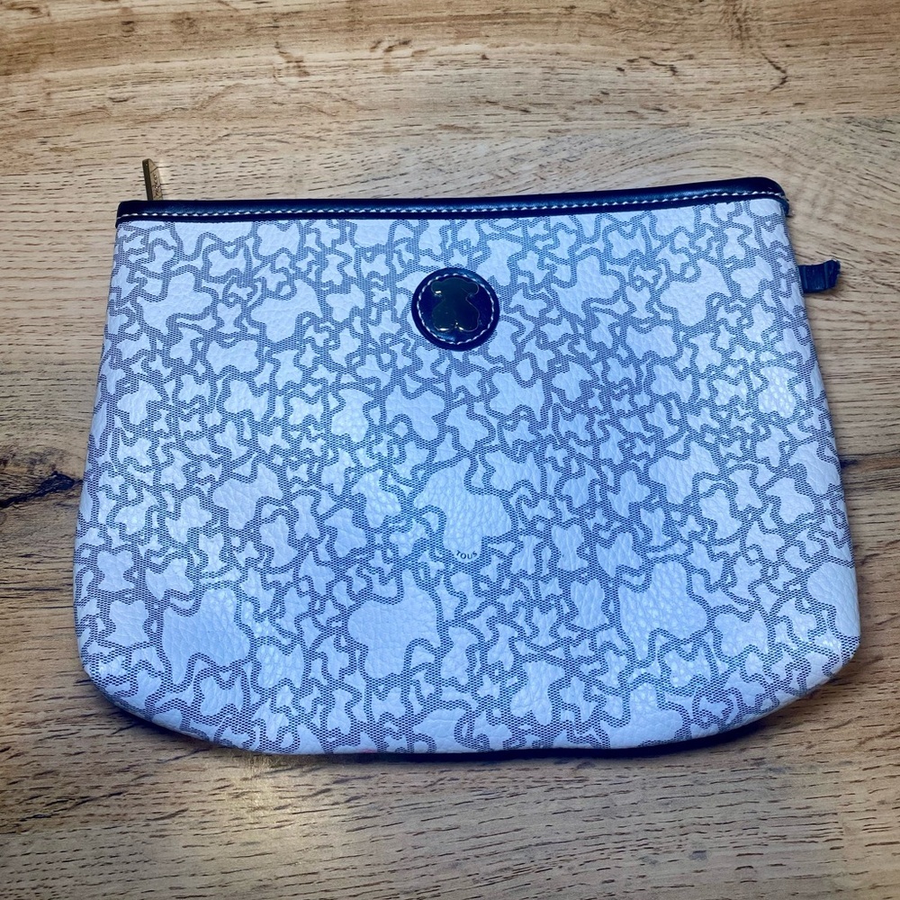 TOUS Monogram Pouch – Medium Cosmetic / Travel Case